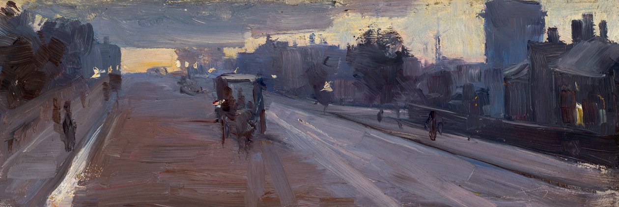 Hoddle St., 10 p.m de Arthur Streeton