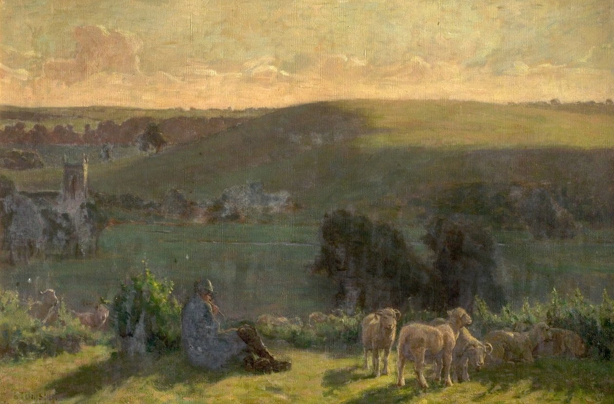 En el campo bajo, 1900 de Arthur Tomson
