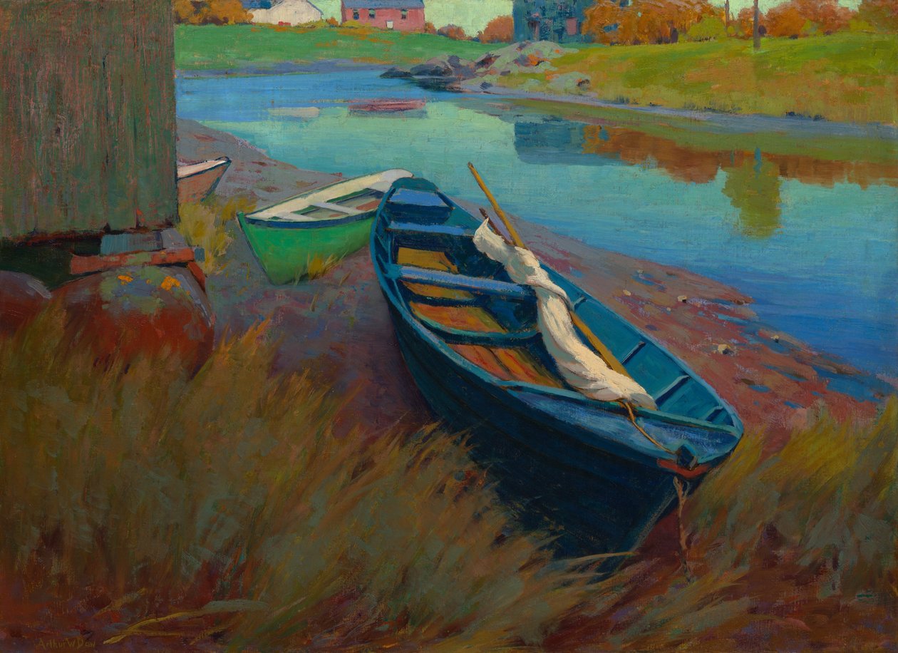 Barcos en Reposo de Arthur Wesley Dow