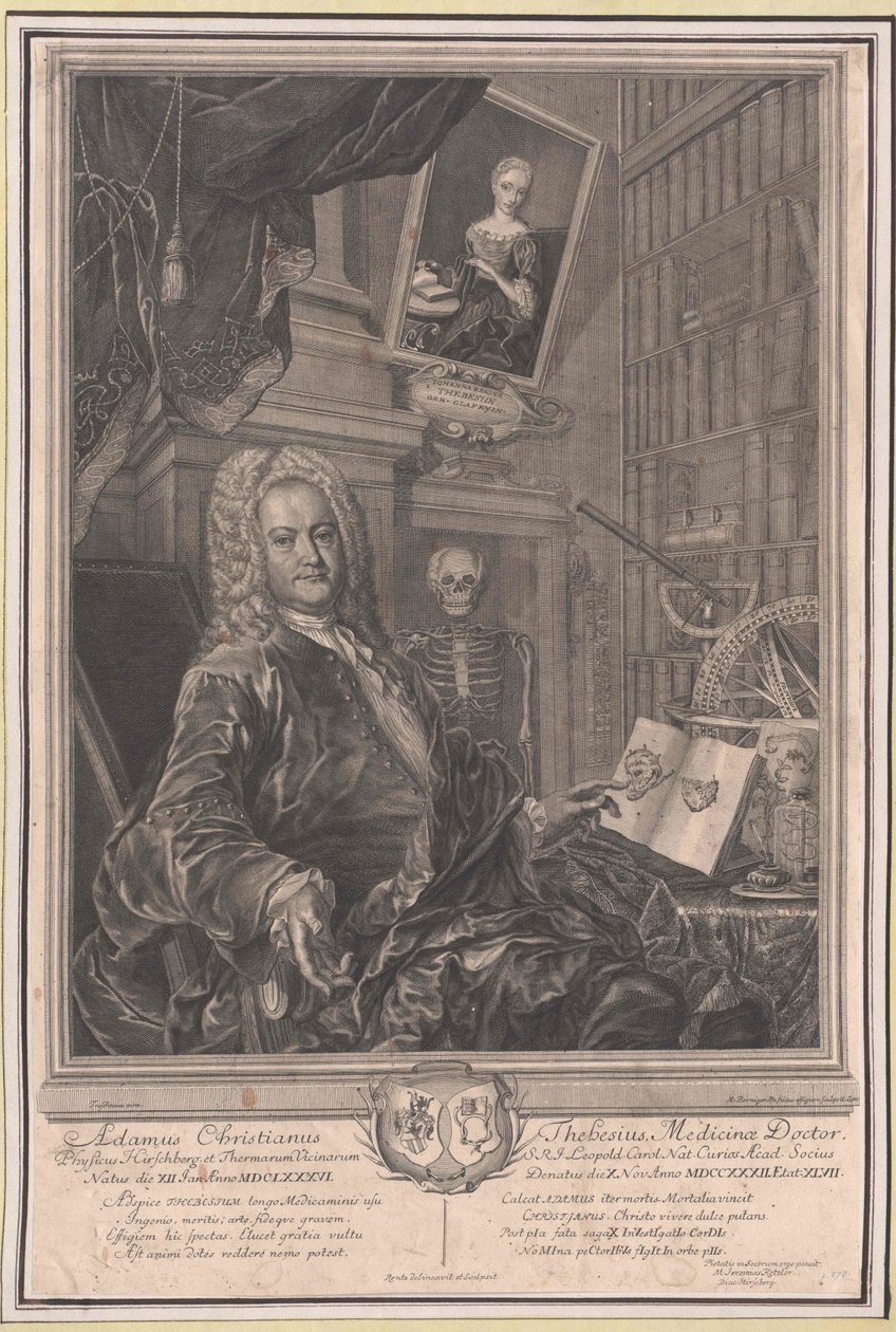 Adam Christian Thebesius de Artist Unknown