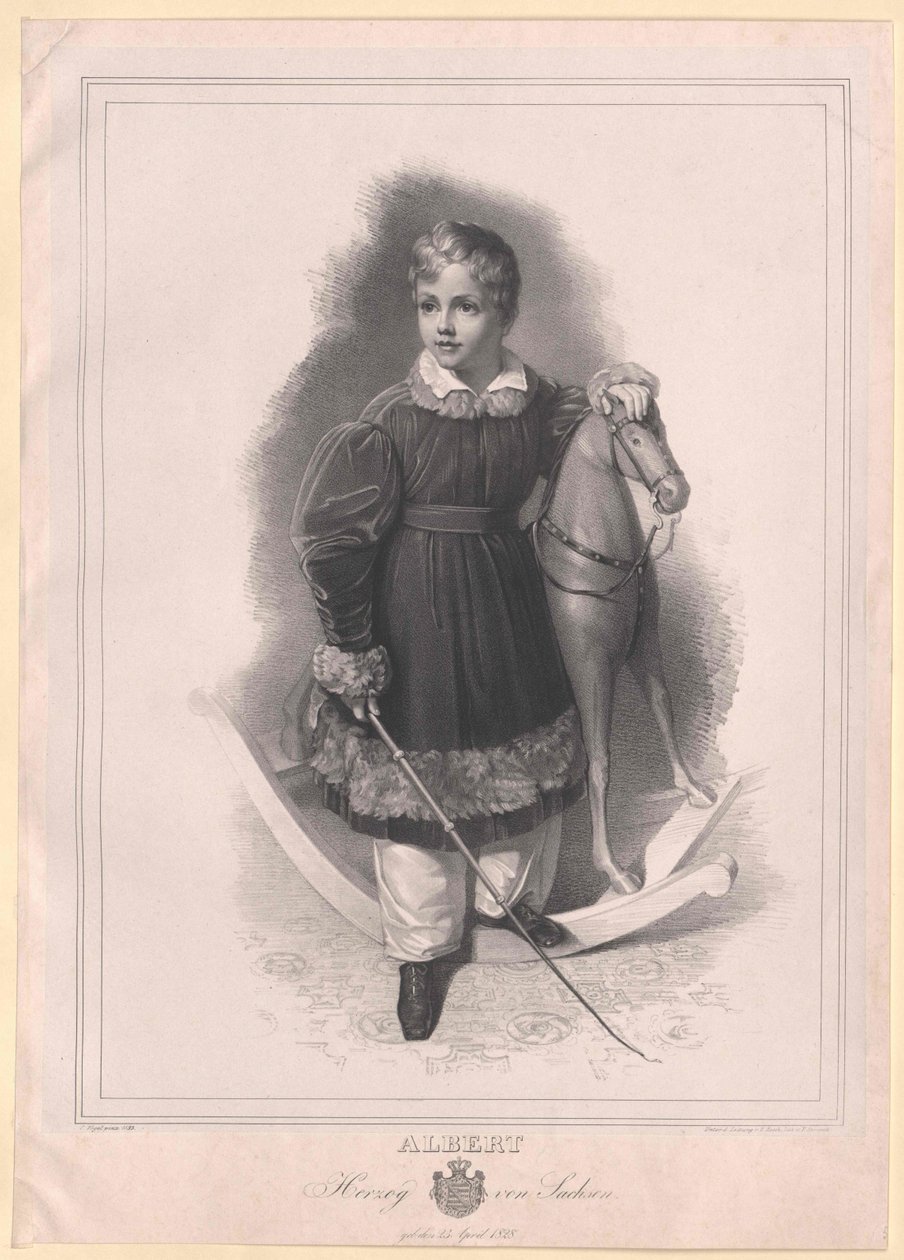 Alberto I Rey de Sajonia, de Artist Unknown