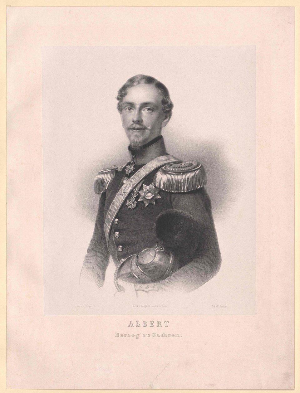 Alberto I Rey de Sajonia, de Artist Unknown