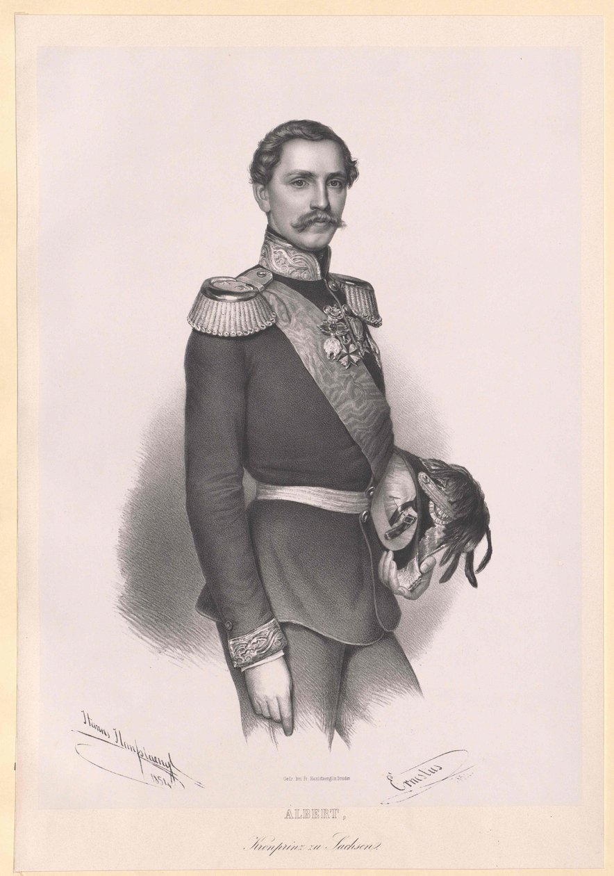 Alberto I Rey de Sajonia, de Artist Unknown