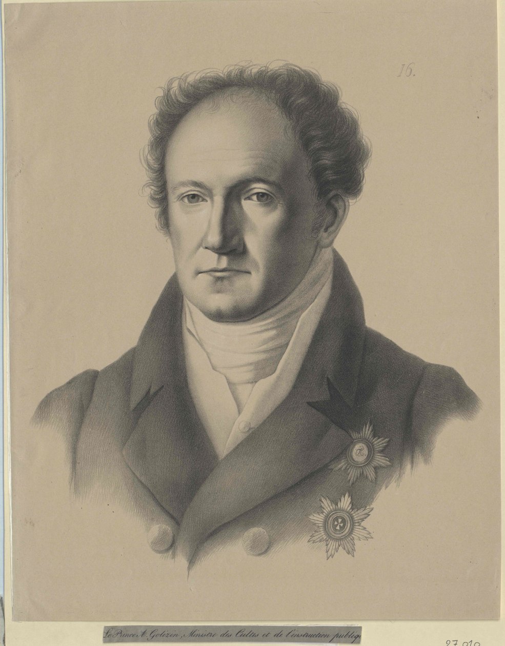 Alexander Nikoláievich Galitzin de Artist Unknown