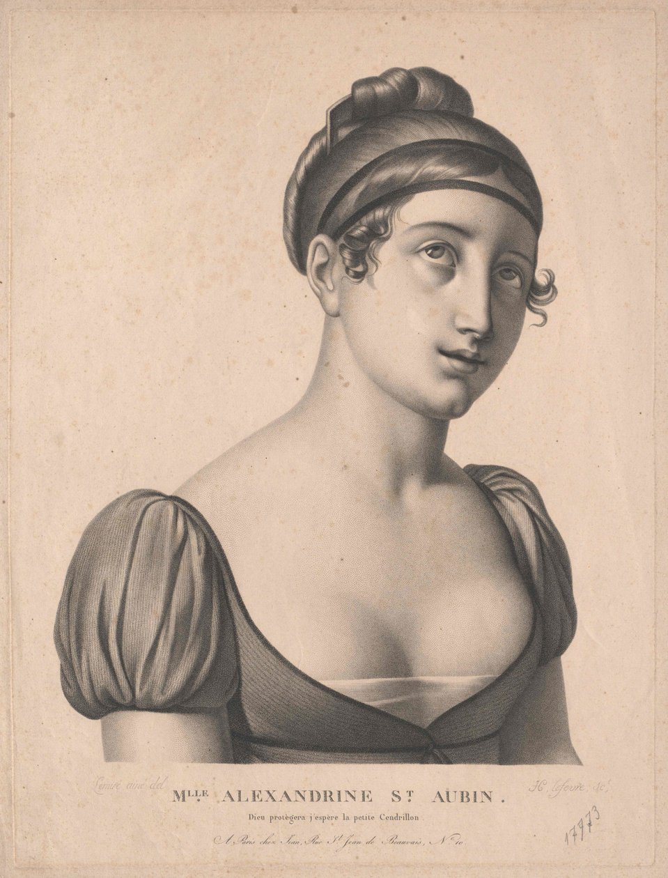 Alexandrine (1793-1867) Saint-Aubin de Artist Unknown