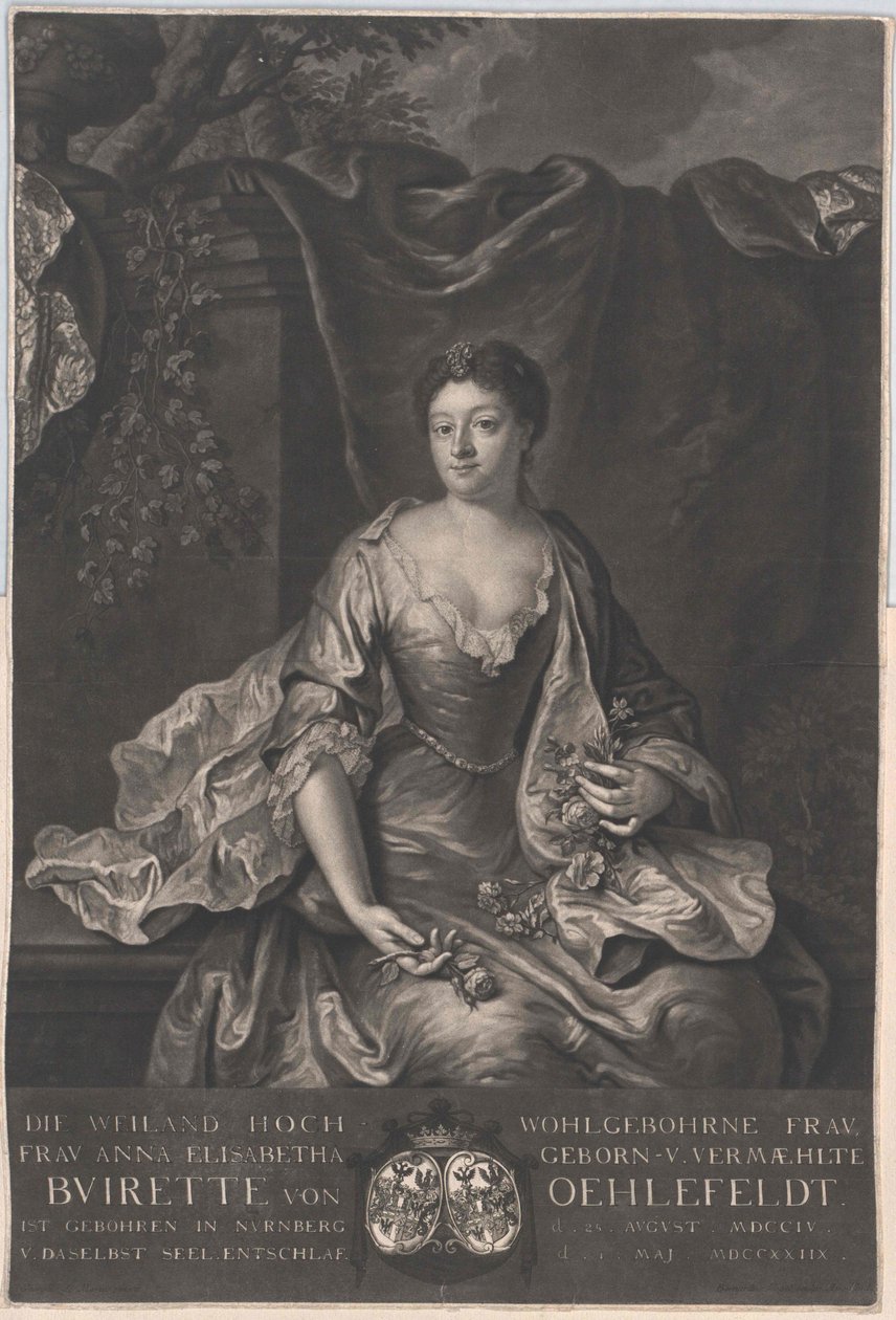 Anna Elisabeth Buirette-Oehlefeld de Artist Unknown