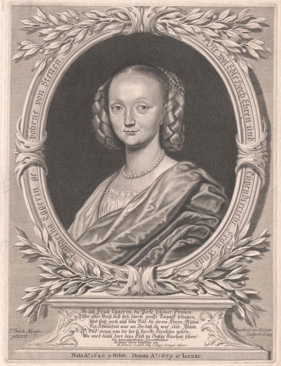 Anna Elisabeth von Stetten (imprimir) de Artist Unknown