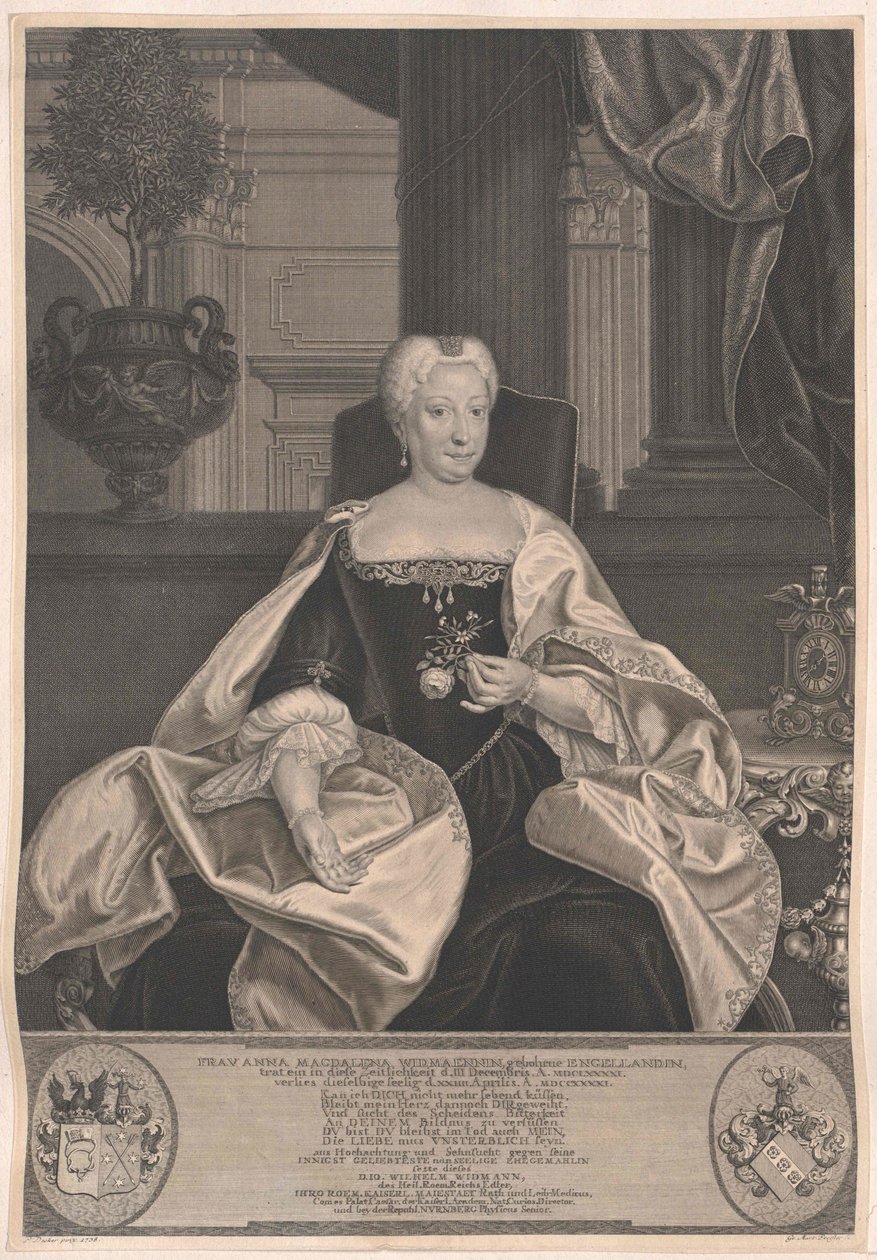 Anna Magdalene Engelland de Artist Unknown