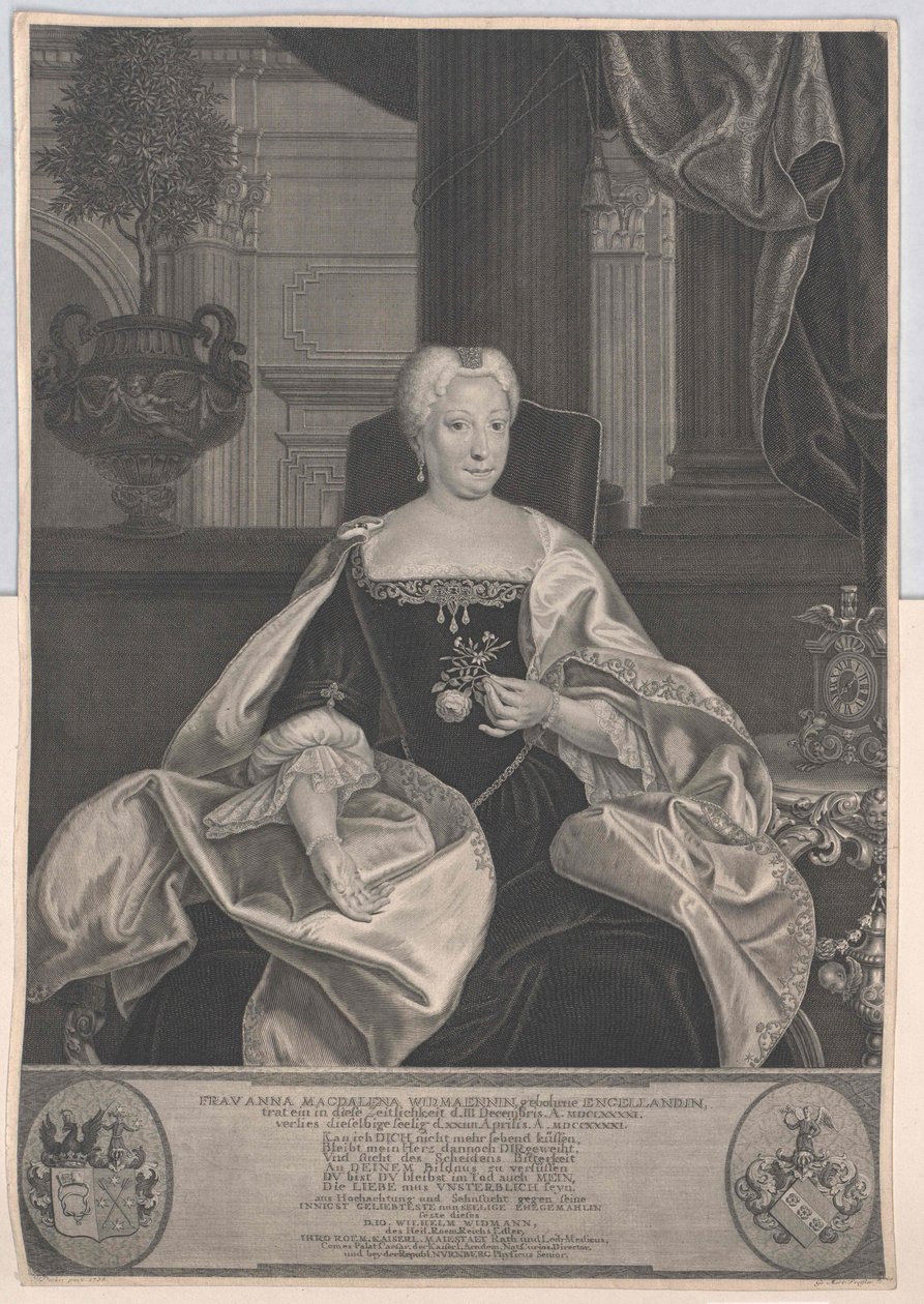 Anna Magdalene Engelland de Artist Unknown