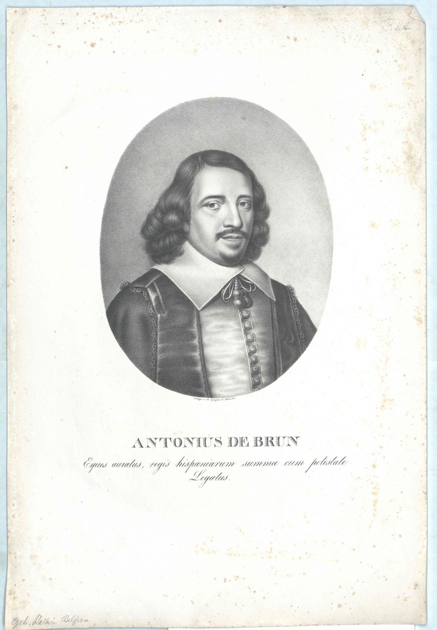 Antoine de Brun (impresión) de Artist Unknown