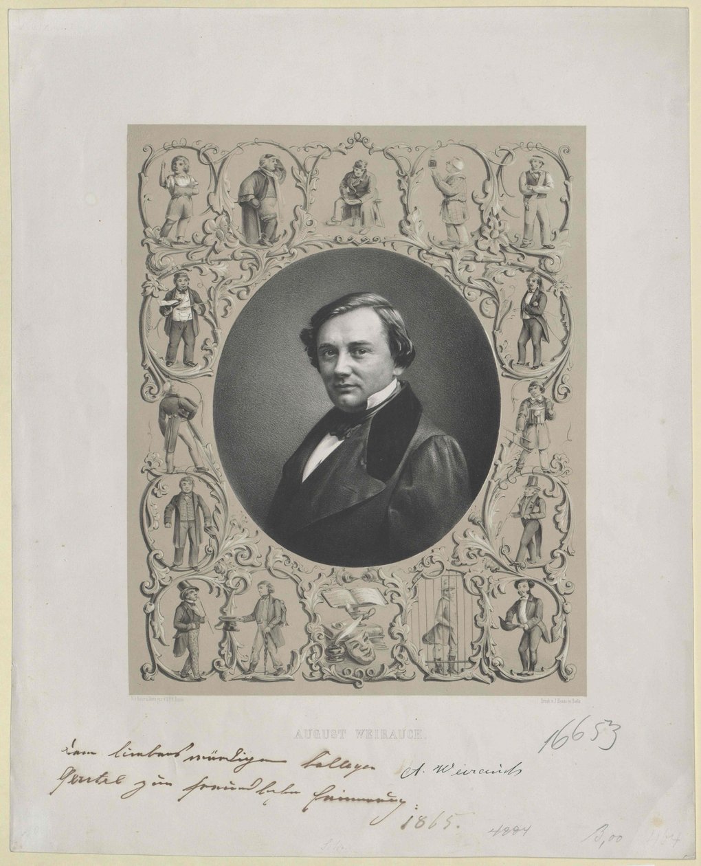 August Weihrauch (imprimir) de Artist Unknown