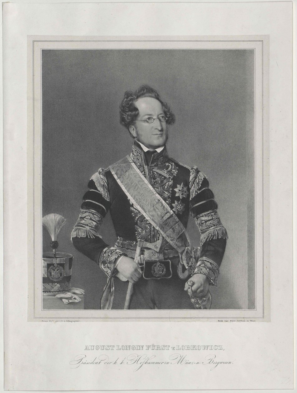 August count Lobkowitz de Artist Unknown