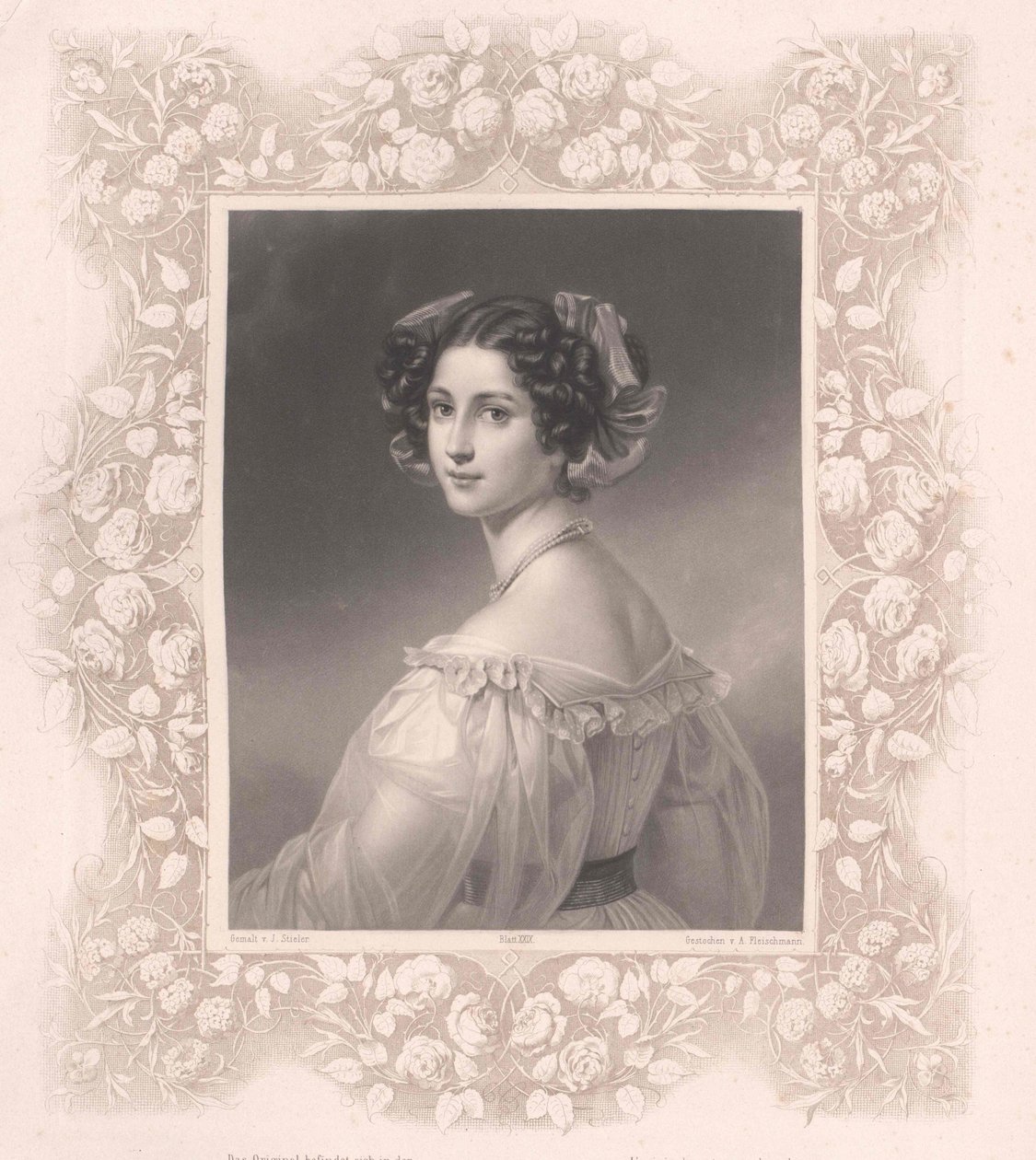 Auguste Strobl (imprimir) de Artist Unknown