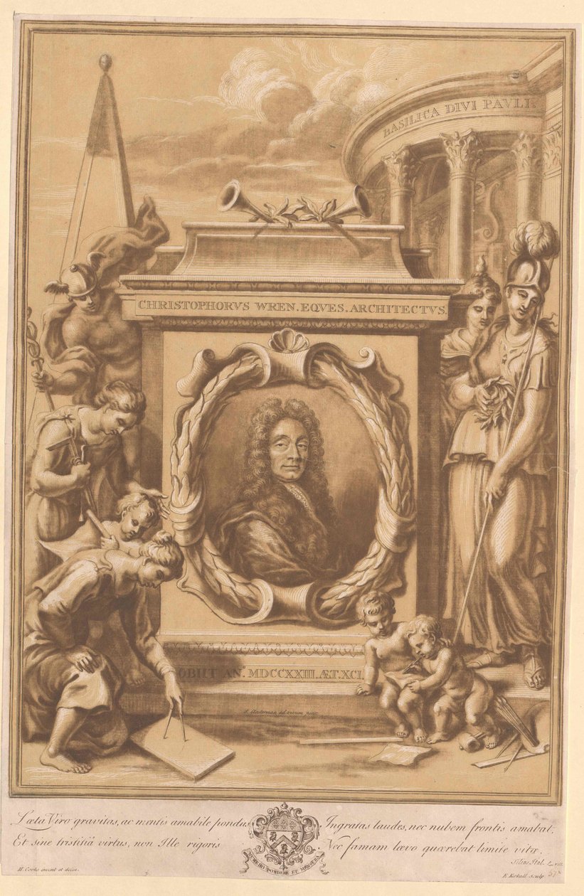 Christopher Wren (imprimir) de Artist Unknown