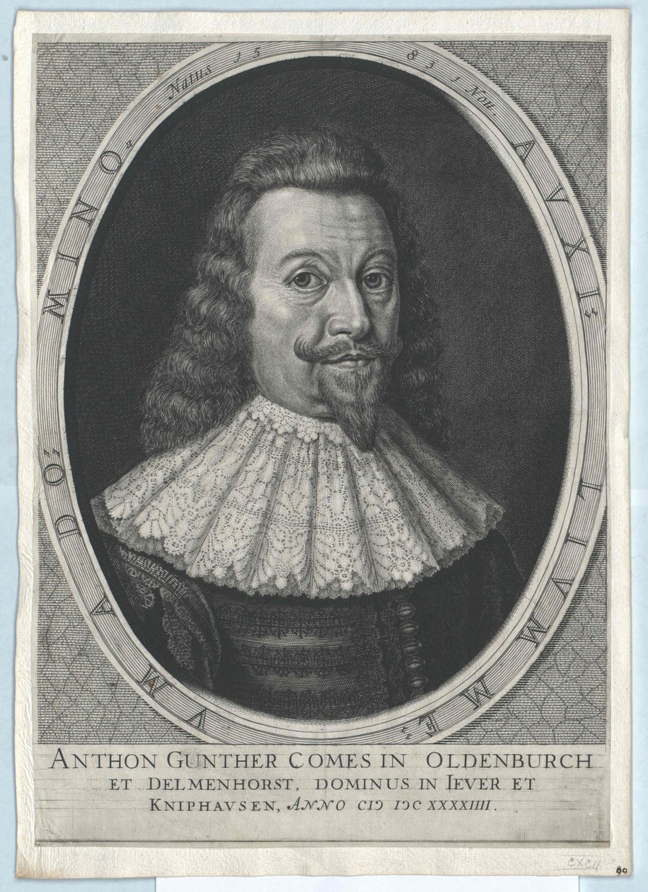 Conde de Oldenburg Anton Guenther (impresión) de Artist Unknown