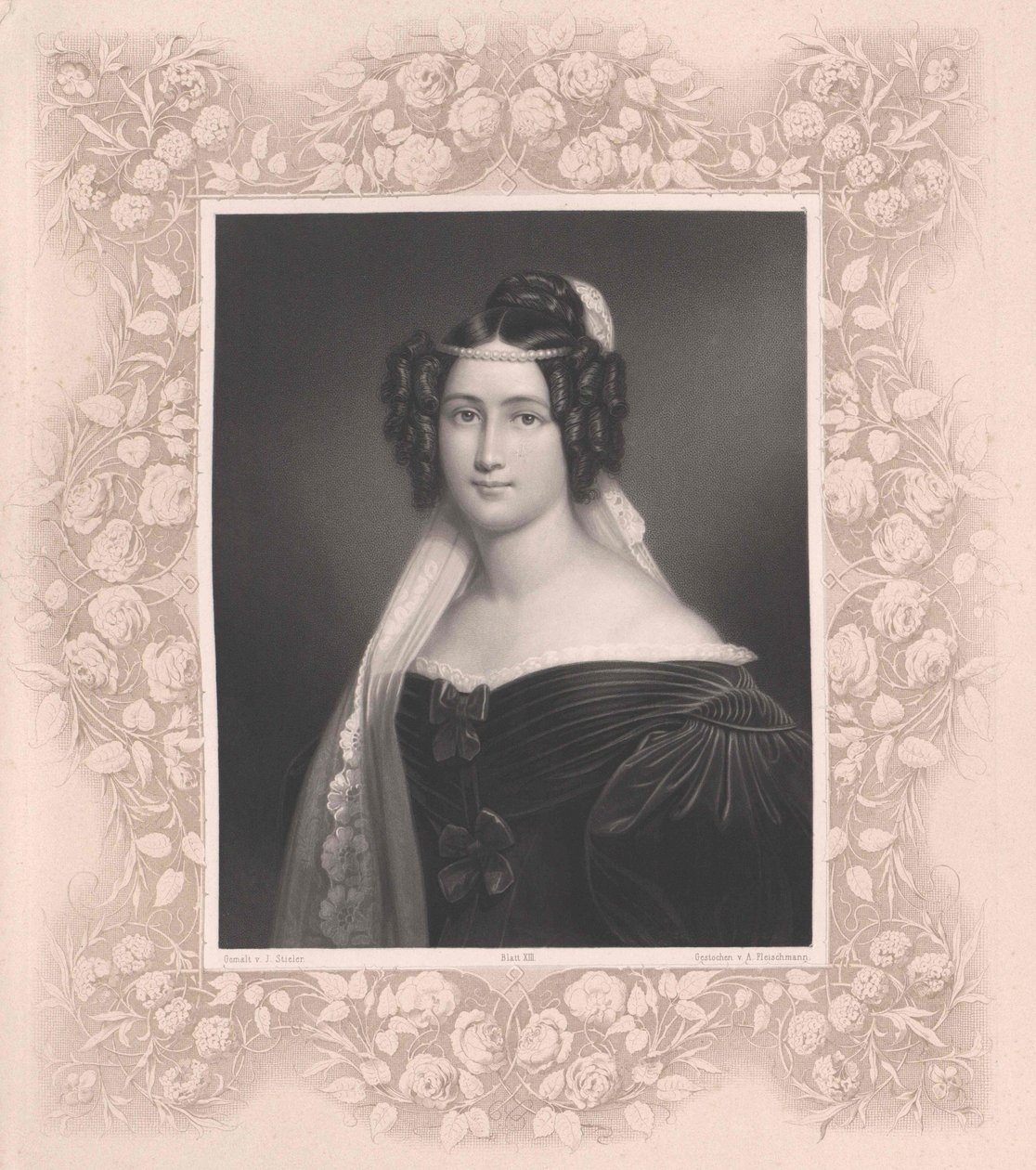 Crescentia Bourgin (imprimir) de Artist Unknown