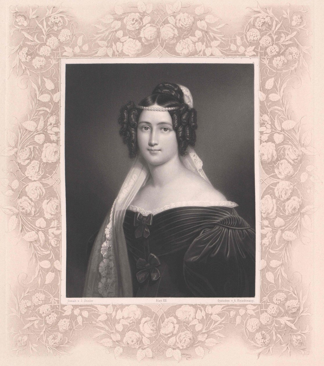 Crescentia Bourgin (imprimir) de Artist Unknown