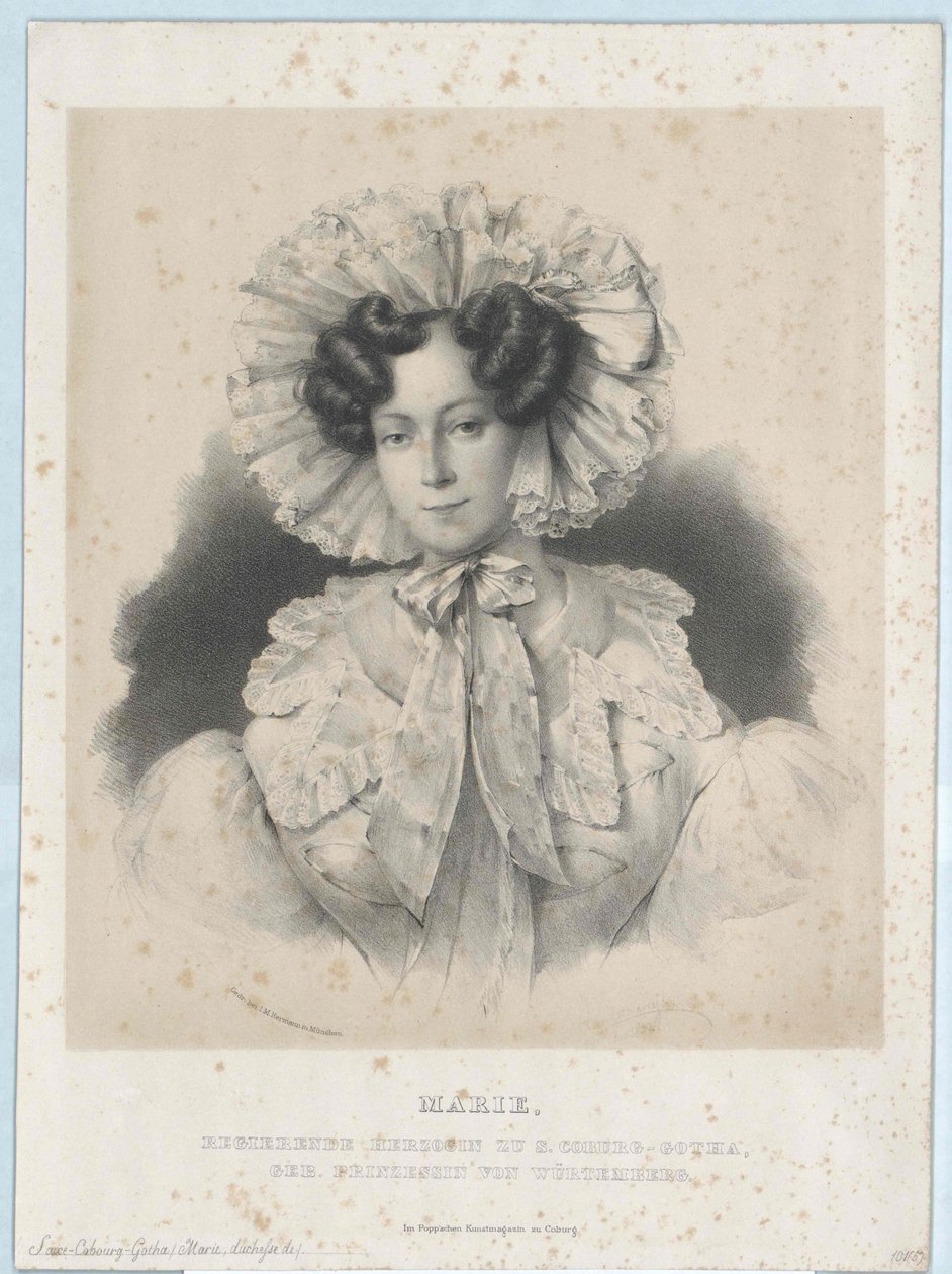 Duquesa de Wuerttemberg Marie de Artist Unknown