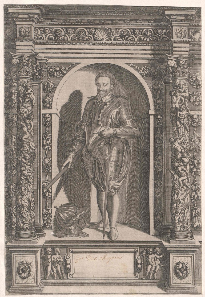 Duque de Mayenne Carlos de Lorena de Artist Unknown