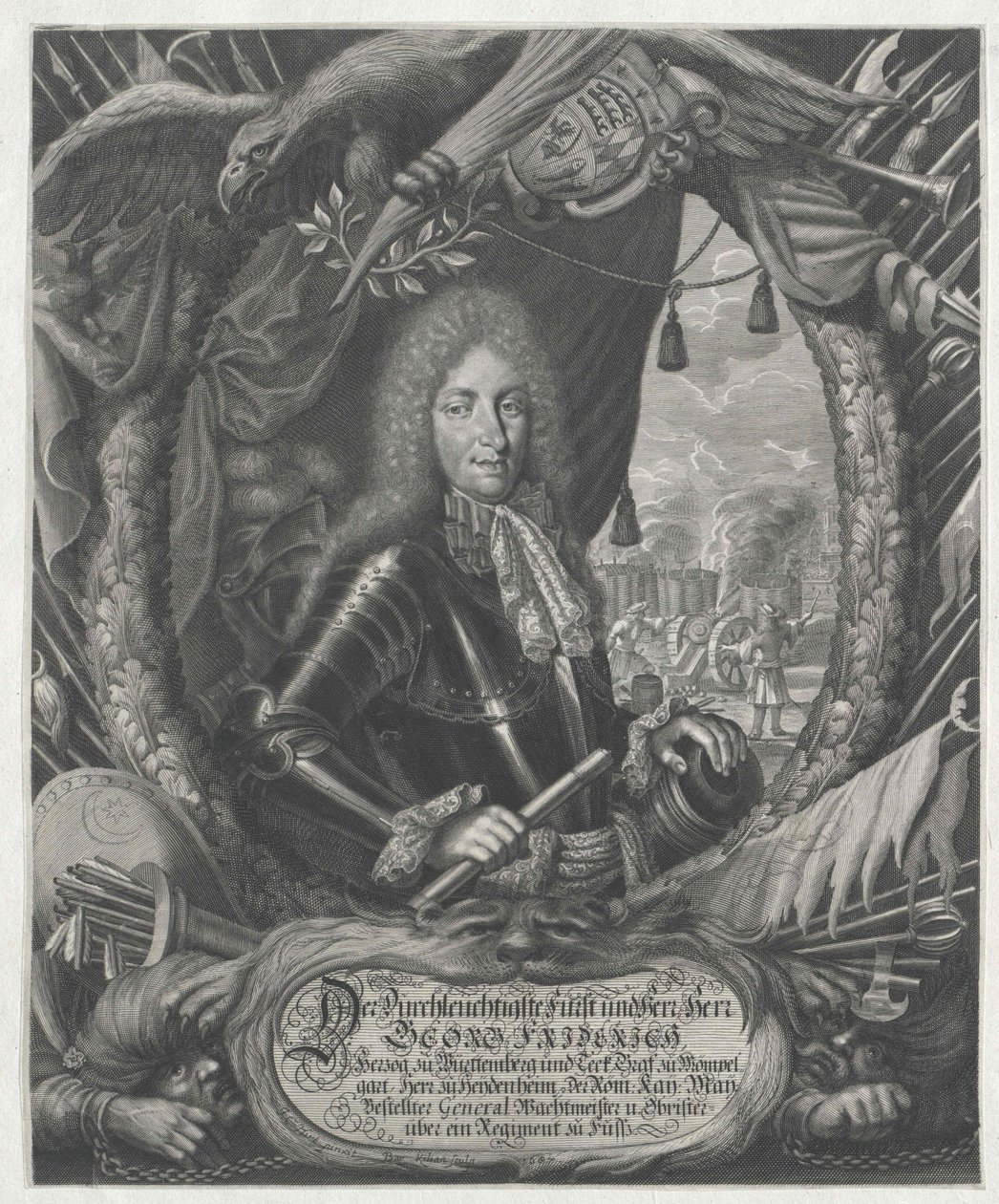Duque de Wuerttemberg Georg Frederick de Artist Unknown