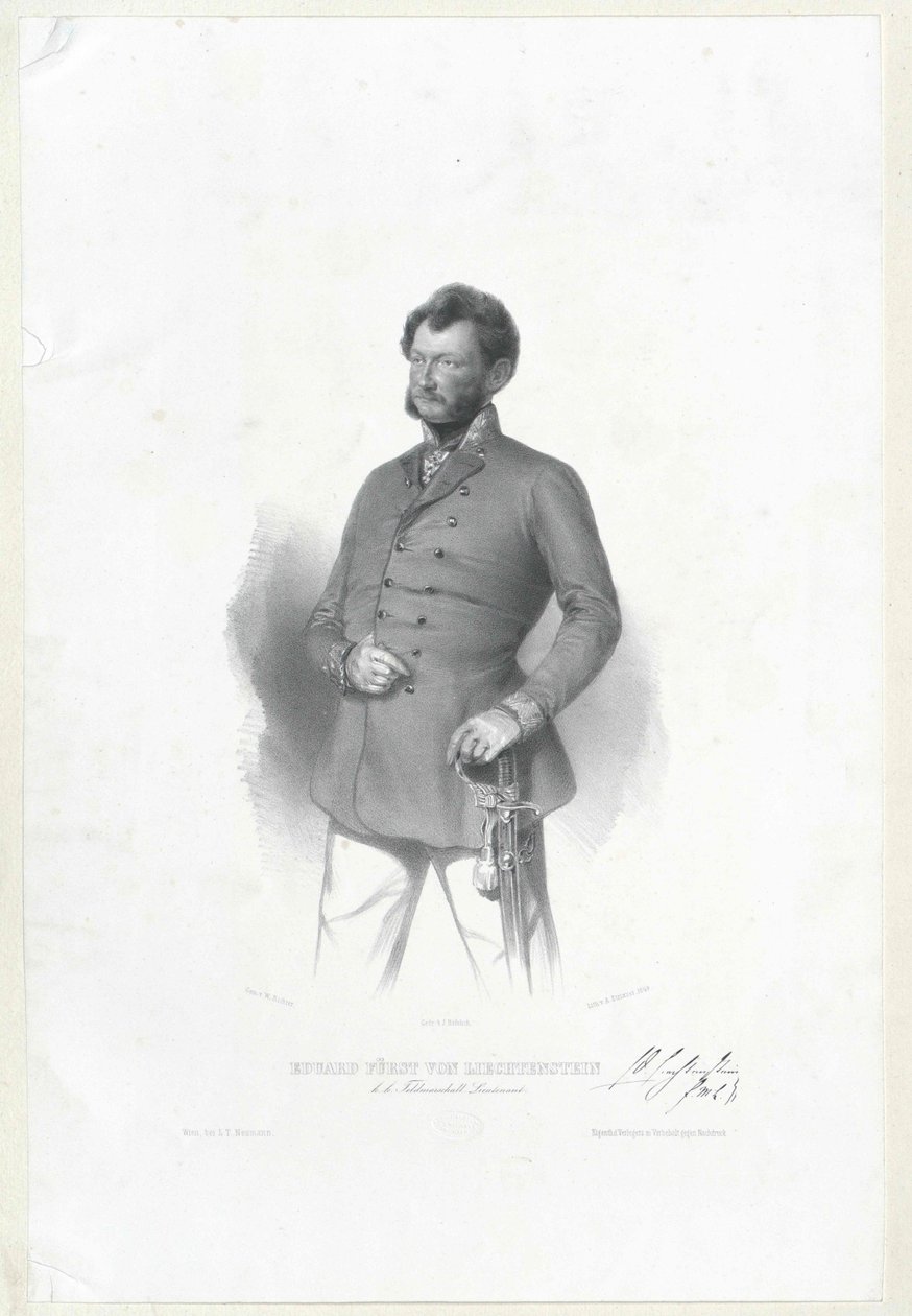 Eduardo conde de Liechtenstein de Artist Unknown