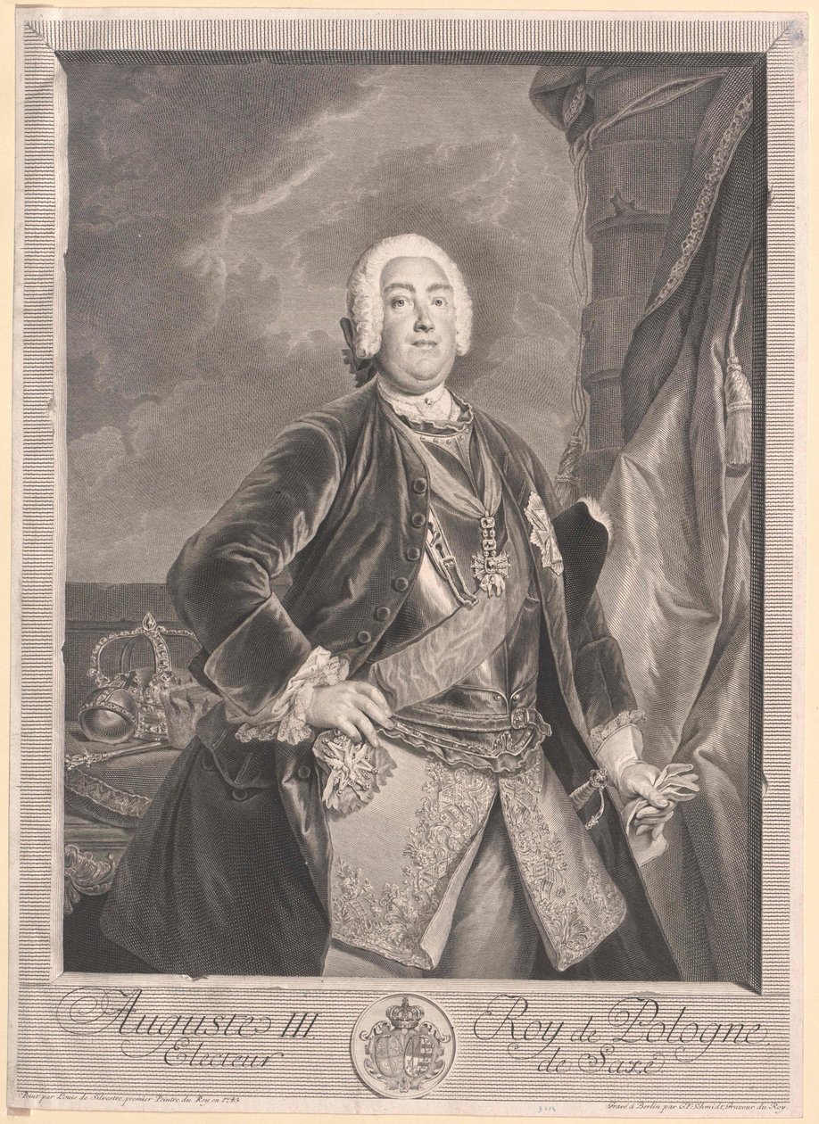 Elector de Sajonia Federico Augusto II de Artist Unknown