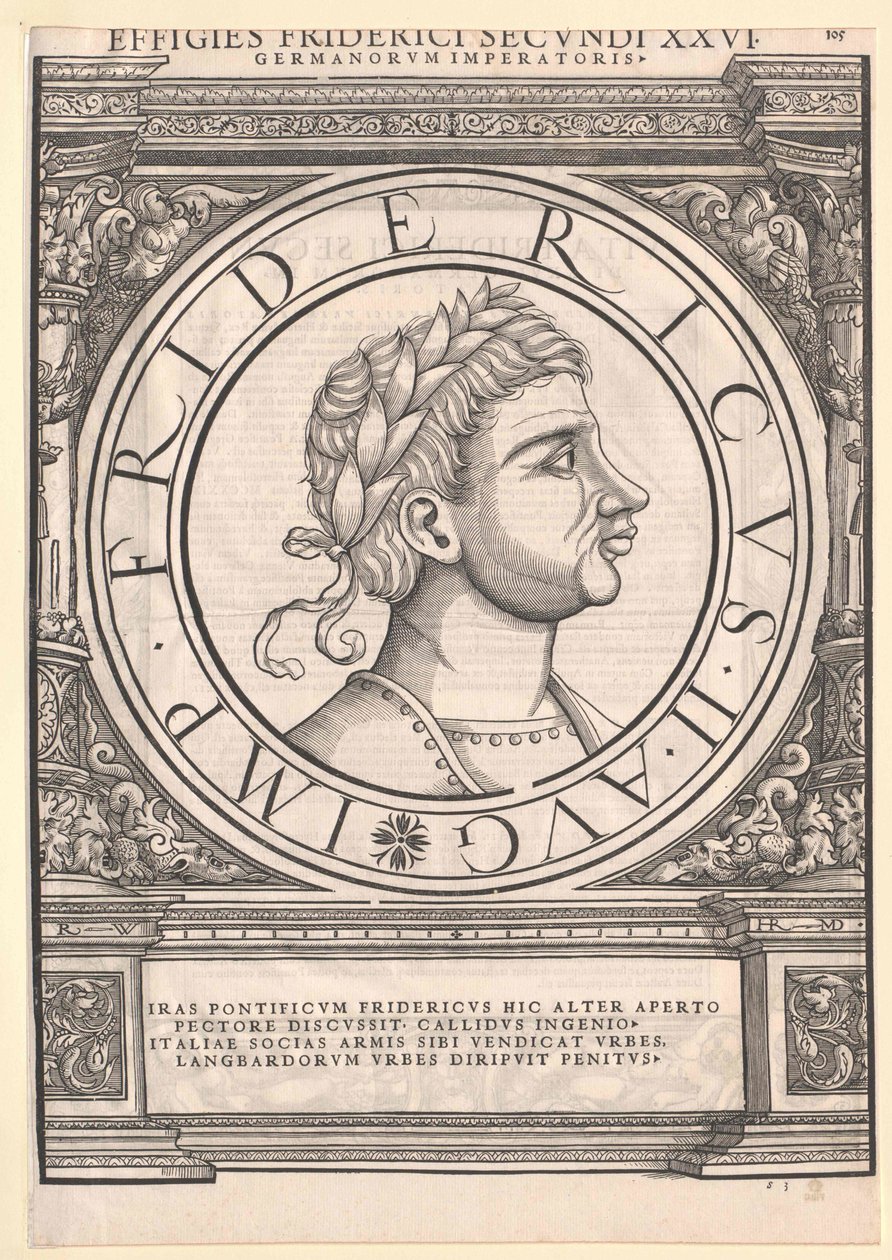 Emperador Federico II de Artist Unknown