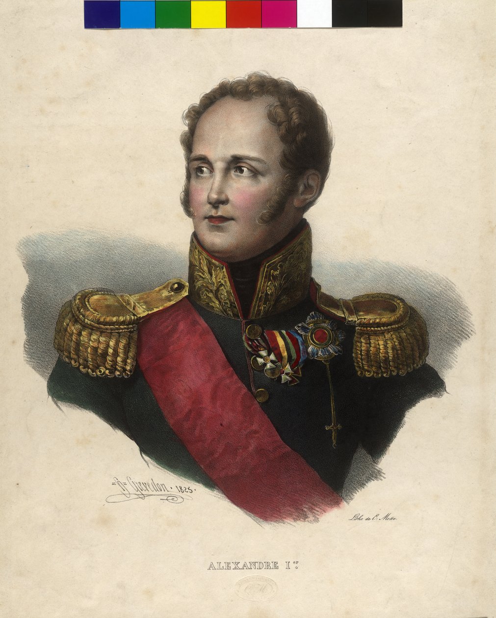 Emperador de Rusia Alejandro I de Artist Unknown