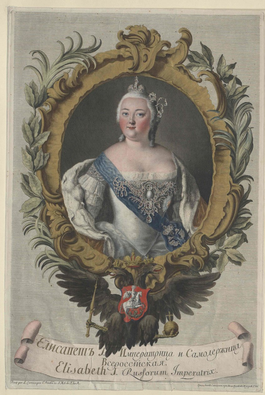 Emperatriz de Rusia Isabel de Artist Unknown