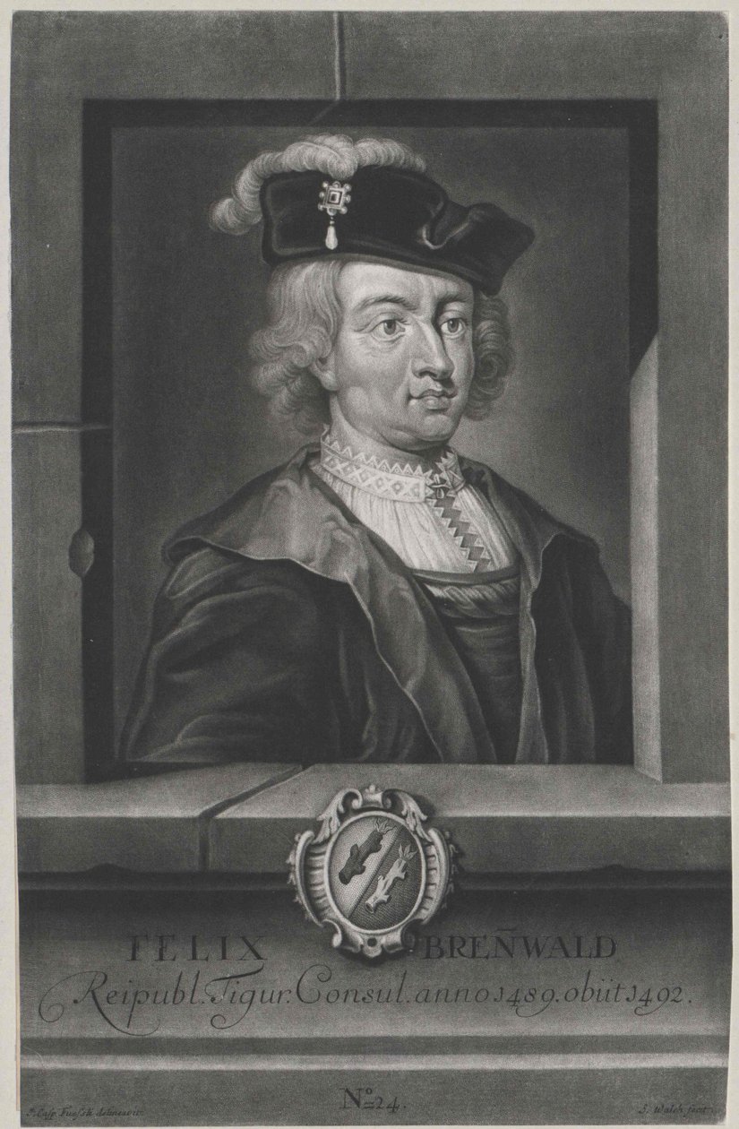 Felix Brennwald (imprimir) de Artist Unknown