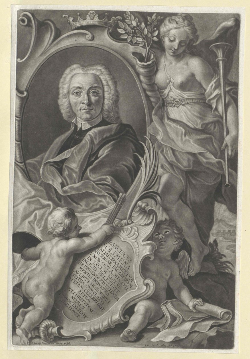 Francesco Solimena (imprimir) de Artist Unknown