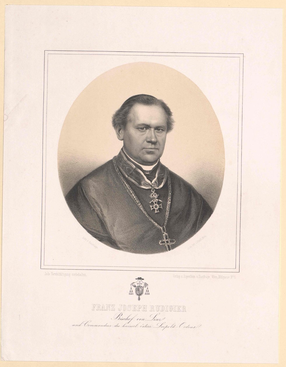 Francis Joseph Rudigier de Artist Unknown