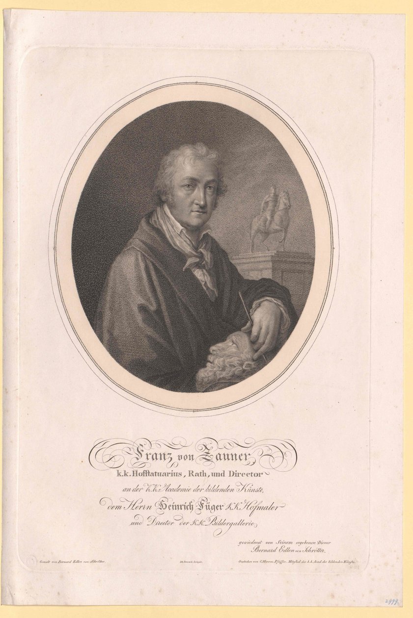 Franz Anton von Zauner de Artist Unknown