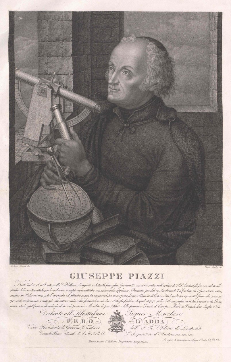 Giuseppe Piazzi de Artist Unknown