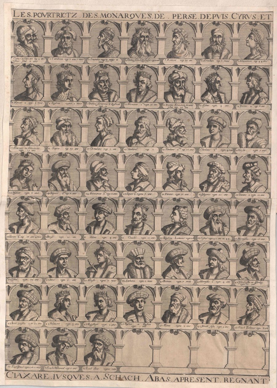 Gran Rey de Persia Ciro el Viejo de Artist Unknown