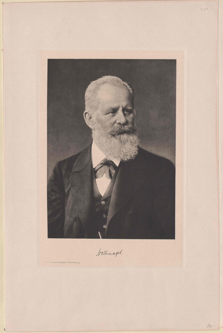 Hermann Nothnagel (imprimir) de Artist Unknown
