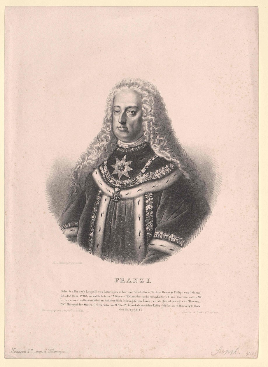 Emperador del Sacro Imperio Romano Germánico Francisco I de Artist Unknown