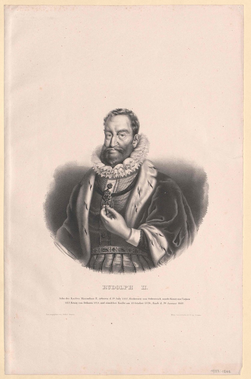 Emperador del Sacro Imperio Romano Germánico Rodolfo II de Artist Unknown