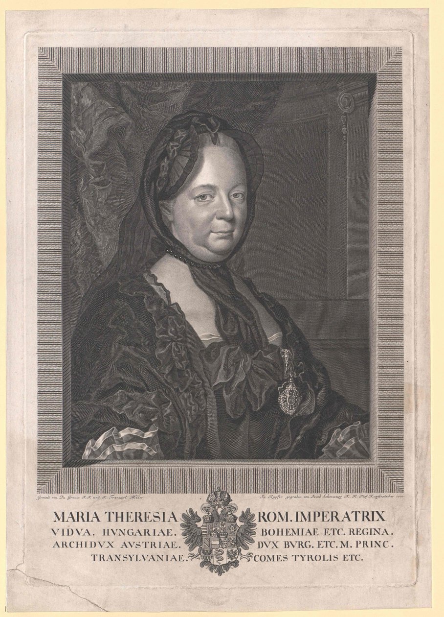 Emperatriz del Sacro Imperio Romano Germánico María Teresa de Artist Unknown