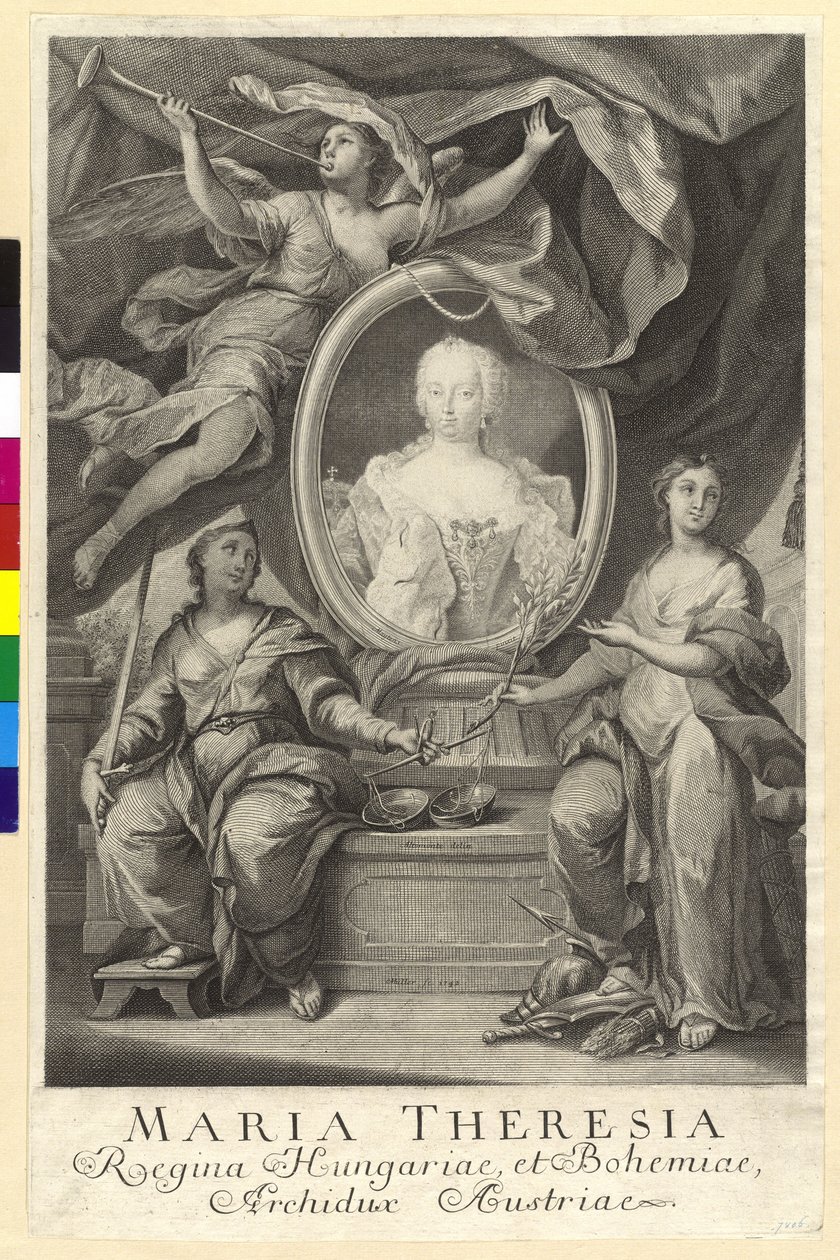 María Teresa, emperatriz del Sacro Imperio Romano Germánico de Artist Unknown