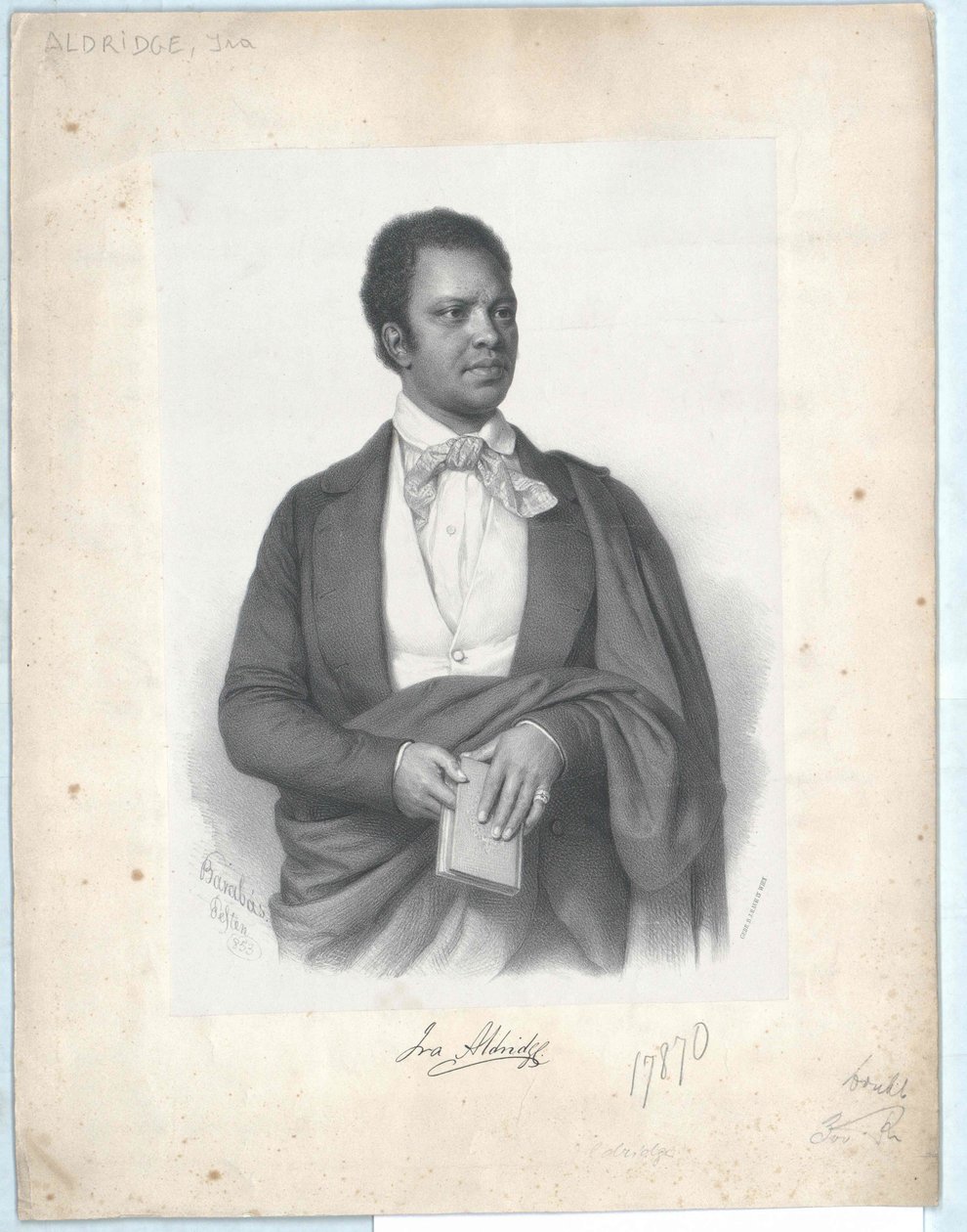 Ira Frederick Aldridge de Artist Unknown