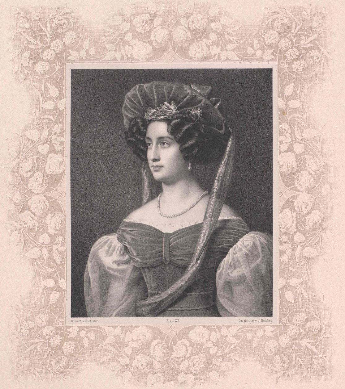 Isabel Condesa de Tauffkirchen (huella) de Artist Unknown