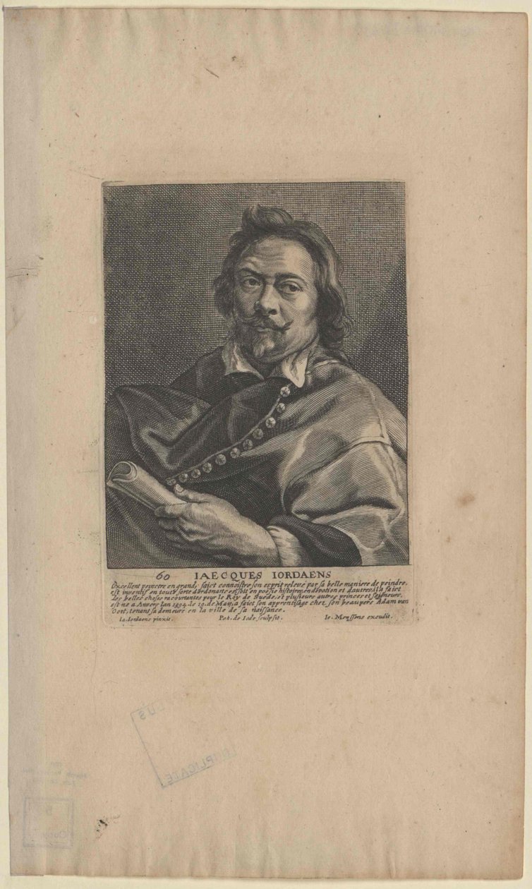 Jakob Jordaens (imprimir) de Artist Unknown