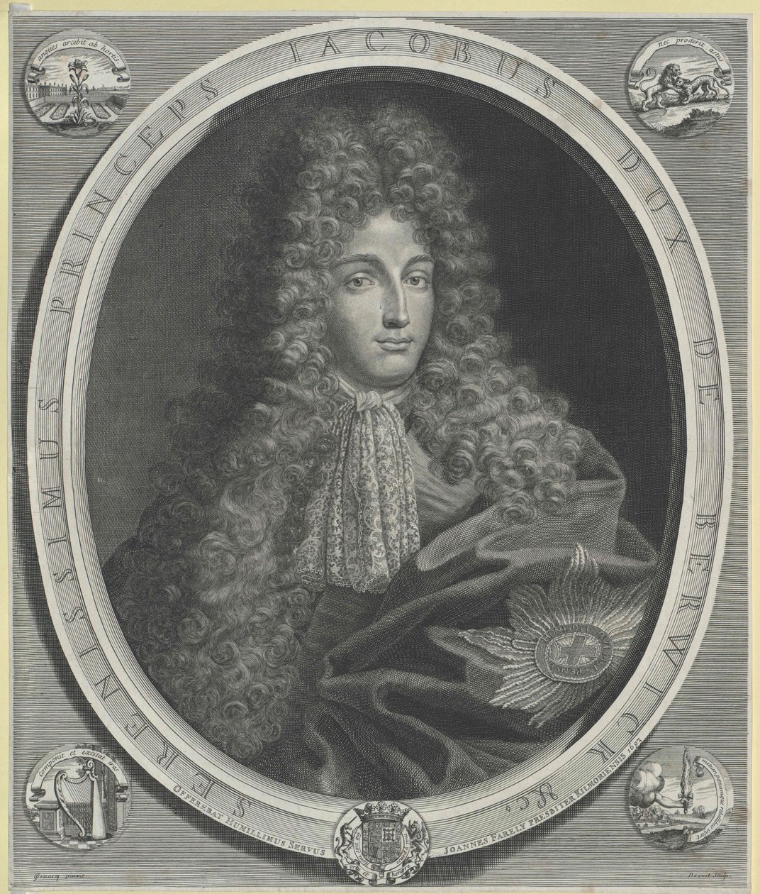 James Duque de Berwick Fitzjames (huella) de Artist Unknown