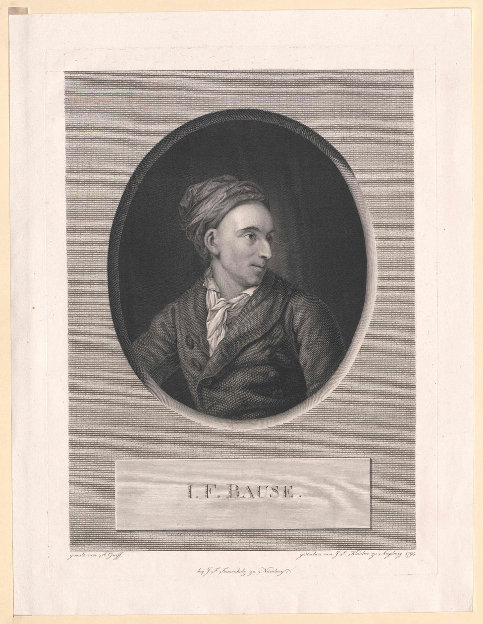 Johann Friedrich Bause de Artist Unknown
