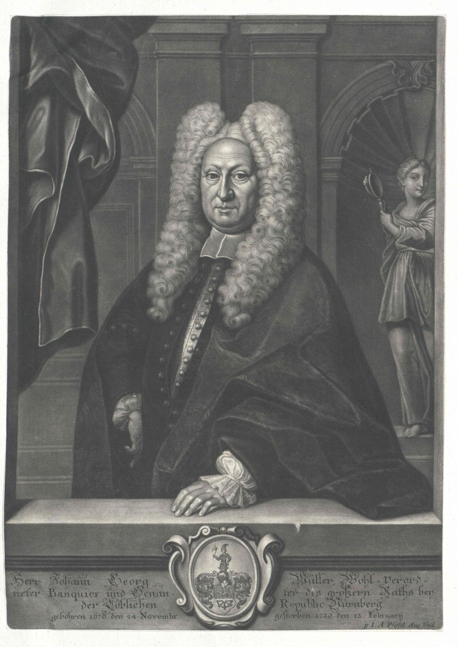 Johann Georg Mueller de Artist Unknown