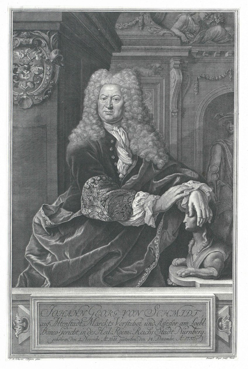 Johann Georg von Schmidt en Altenstadt de Artist Unknown
