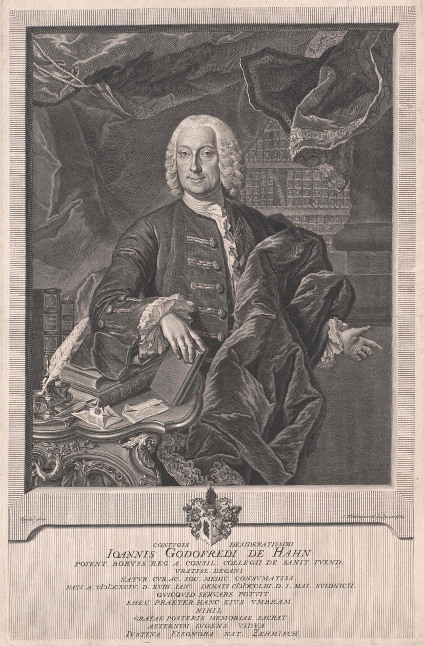 Johann Gottfried von Hahn de Artist Unknown