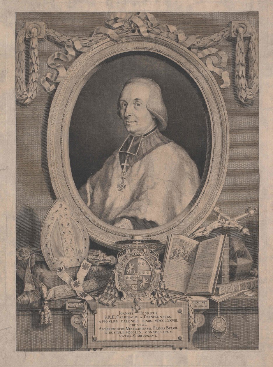 Johann Henry conde Frankenberg de Artist Unknown