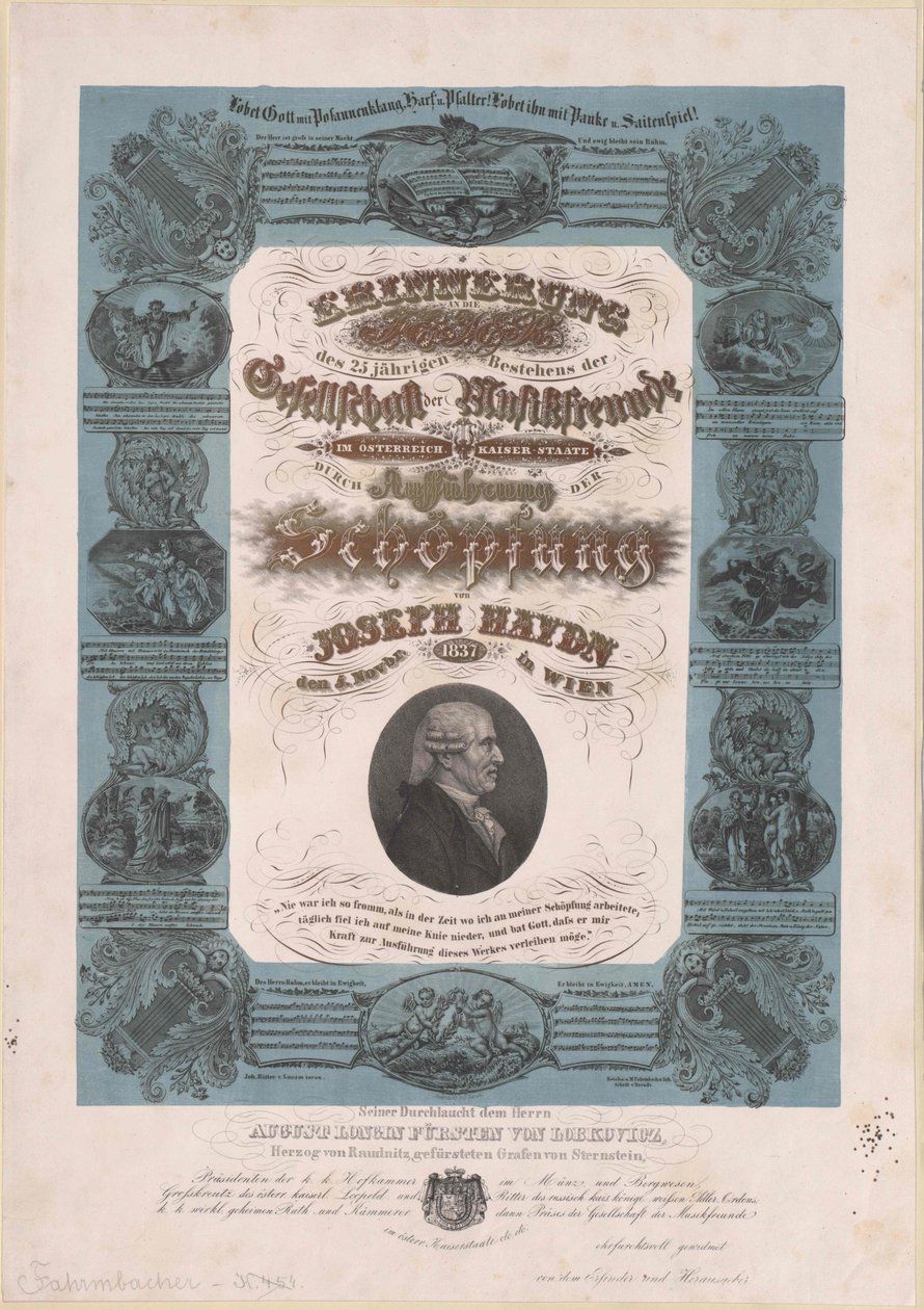 Joseph Haydn de Artist Unknown